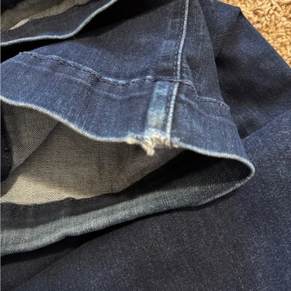 MOTHER The Cinch Roller Sneak French Electro Jeans Anthropologie - Picture 10 of 14